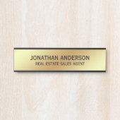 Plaque de nom de porte de bureau professionnel mod (Devant)