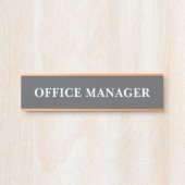 Plaque de nom de porte de bureau professionnel mod (Devant)