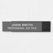 Plaque de nom de porte de bureau professionnel mod (Devant)