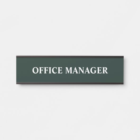 Plaque de nom de porte de bureau professionnel mod (Devant)