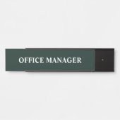 Plaque de nom de porte de bureau professionnel mod (Devant)