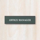 Plaque de nom de porte de bureau professionnel mod (Devant)