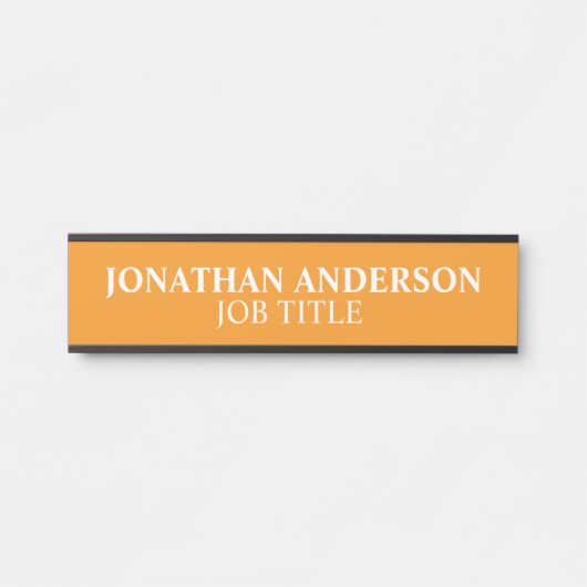 Plaque de nom de porte de bureau professionnel mod (Devant)
