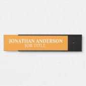 Plaque de nom de porte de bureau professionnel mod (Devant)