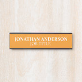 Plaque de nom de porte de bureau professionnel mod (Devant)