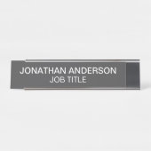 Plaque de nom de porte de bureau professionnel mod (Devant)