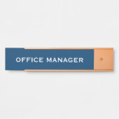 Plaque de nom de porte de bureau professionnel mod (Devant)