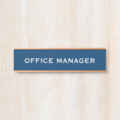 Plaque de nom de porte de bureau professionnel mod (Devant)