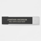 Plaque de nom de porte de bureau professionnel mod (Devant)