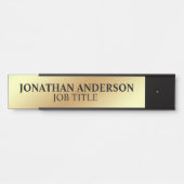 Plaque de nom de porte de bureau professionnel mod (Devant)