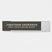 Plaque de nom de porte de bureau professionnel mod (Devant)