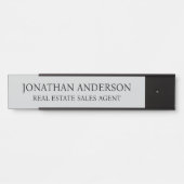 Plaque de nom de porte de bureau professionnel mod (Devant)