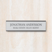 Plaque de nom de porte de bureau professionnel mod (Devant)