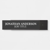 Plaque de nom de porte de bureau professionnel mod (Devant)
