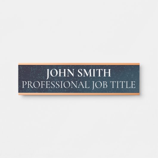 Plaque de nom de porte de bureau professionnel mod (Devant)