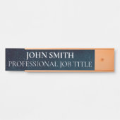 Plaque de nom de porte de bureau professionnel mod (Devant)