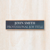 Plaque de nom de porte de bureau professionnel mod (Devant)