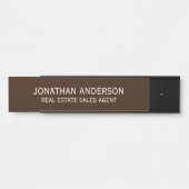 Plaque de nom de porte de bureau professionnel mod (Devant)