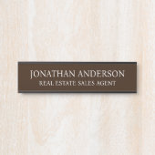 Plaque de nom de porte de bureau professionnel mod (Devant)