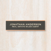 Plaque de nom de porte de bureau professionnel mod (Devant)