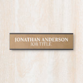 Plaque de nom de porte de bureau professionnel mod (Devant)