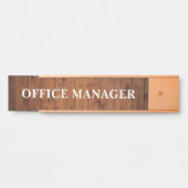Plaque de nom de porte de bureau professionnel mod (Devant)