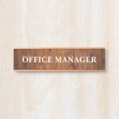 Plaque de nom de porte de bureau professionnel mod (Devant)