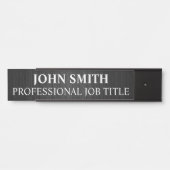 Plaque de nom de porte de bureau professionnel mod (Devant)