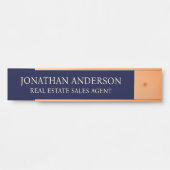 Plaque de nom de porte de bureau professionnel mod (Devant)