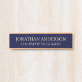 Plaque de nom de porte de bureau professionnel mod (Devant)