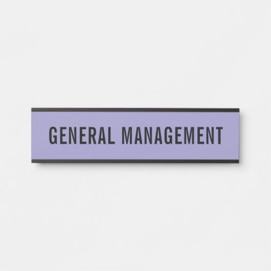Plaque de nom de porte de bureau professionnel mod (Devant)