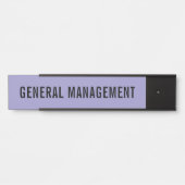 Plaque de nom de porte de bureau professionnel mod (Devant)