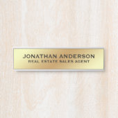 Plaque de nom de porte de bureau professionnel mod (Devant)