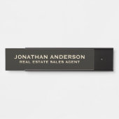 Plaque de nom de porte de bureau professionnel mod (Devant)