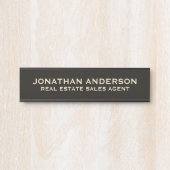 Plaque de nom de porte de bureau professionnel mod (Devant)