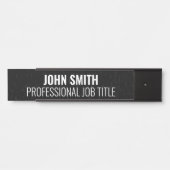 Plaque de nom de porte de bureau professionnel mod (Devant)