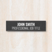 Plaque de nom de porte de bureau professionnel mod (Devant)