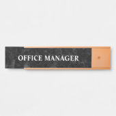 Plaque de nom de porte de bureau professionnel mod (Devant)