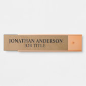 Plaque de nom de porte de bureau professionnel mod (Devant)