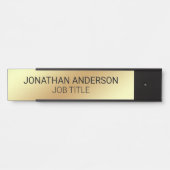 Plaque de nom de porte de bureau professionnel mod (Devant)