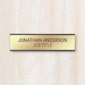 Plaque de nom de porte de bureau professionnel mod (Devant)