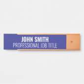 Plaque de nom de porte de bureau professionnel mod (Devant)