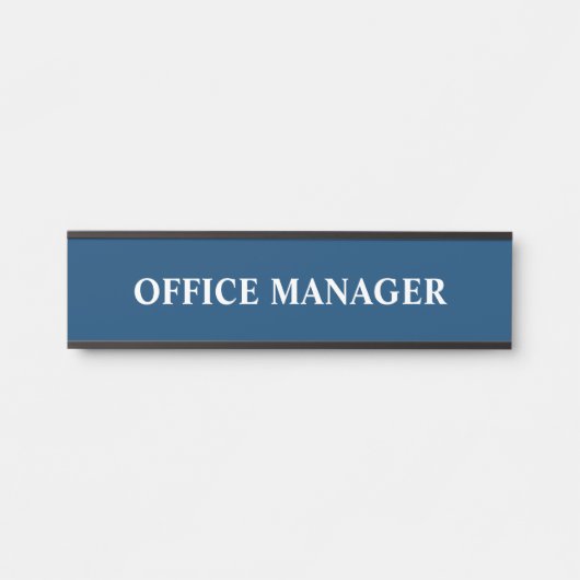 Plaque de nom de porte de bureau professionnel mod (Devant)