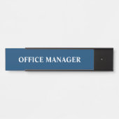 Plaque de nom de porte de bureau professionnel mod (Devant)