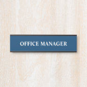 Plaque de nom de porte de bureau professionnel mod (Devant)