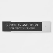 Plaque de nom de porte de bureau professionnel mod (Devant)