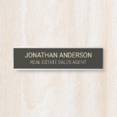 Plaque de nom de porte de bureau professionnel mod (Devant)