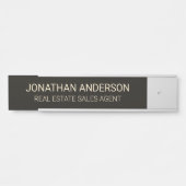 Plaque de nom de porte de bureau professionnel mod (Devant)