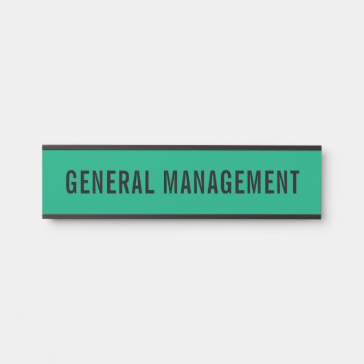 Plaque de nom de porte de bureau professionnel mod (Devant)