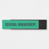 Plaque de nom de porte de bureau professionnel mod (Devant)